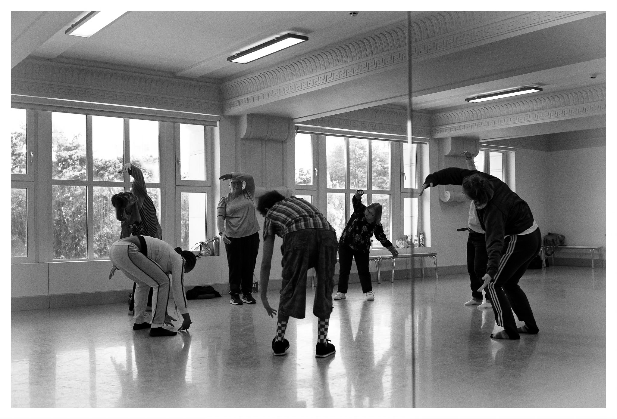 Corali dancers in rehearsals for Super Hot Hot Dog at Pavillion Dance South West, Bournemouth